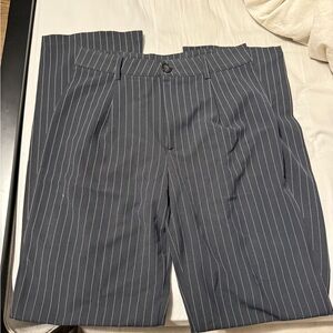 Princess Polly Navy Pinstripe Pants
